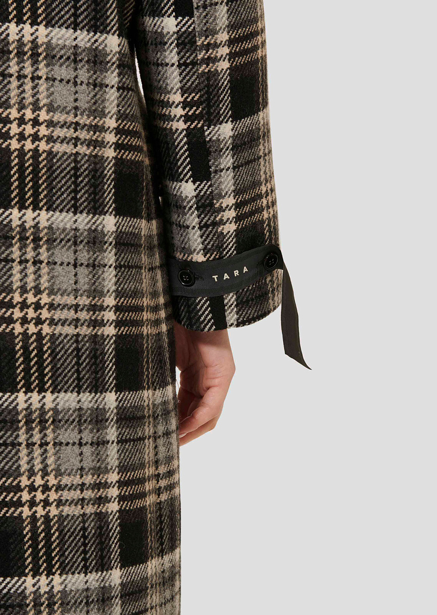 Серое пальто Marcel в клетку Серое пальто Marcel в клетку