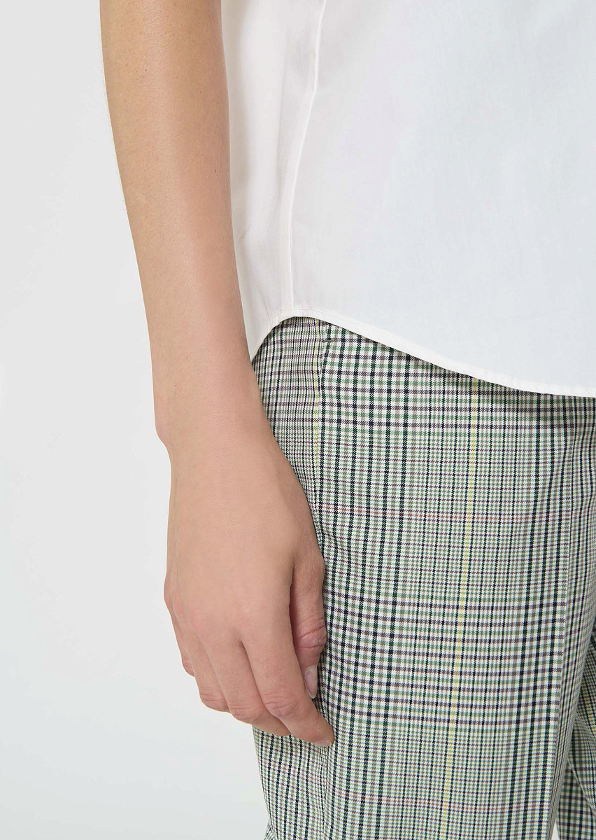 Clara белая блуза из поплина