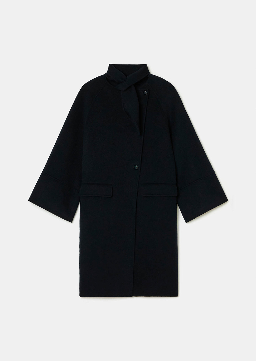 Mocca двустороннее темно-синее пальто Mocca двустороннее темно-синее пальто