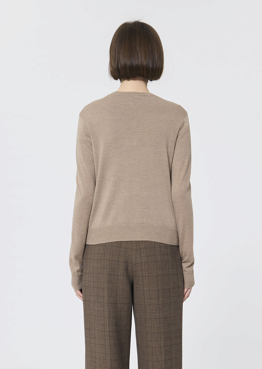 Ginno кардиган кофейного цвета