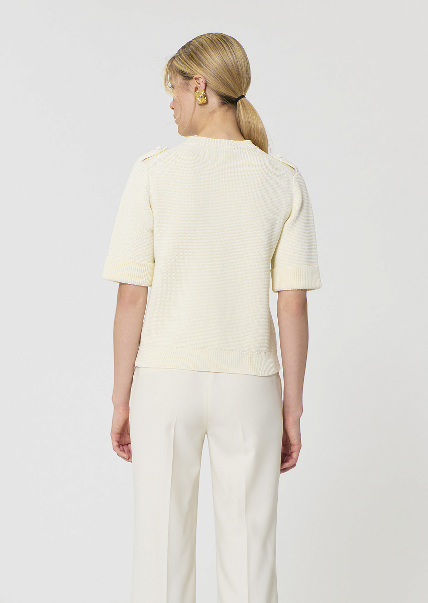 Gisèle кардиган из хлопка в цвете экрю