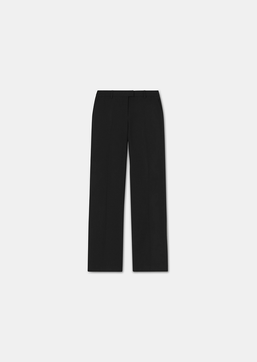 Poupee черные шерстяные брюки