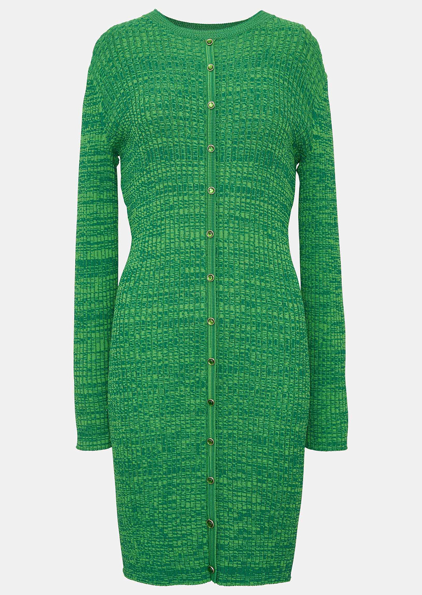 Ralie зеленое платье из трикотажа