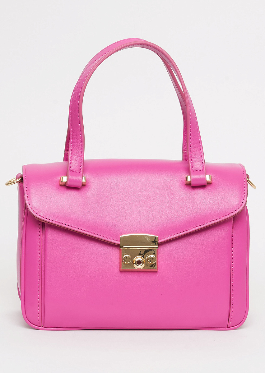 Розовая сумка Sarah из гладкой кожи Розовая сумка Sarah из гладкой кожи