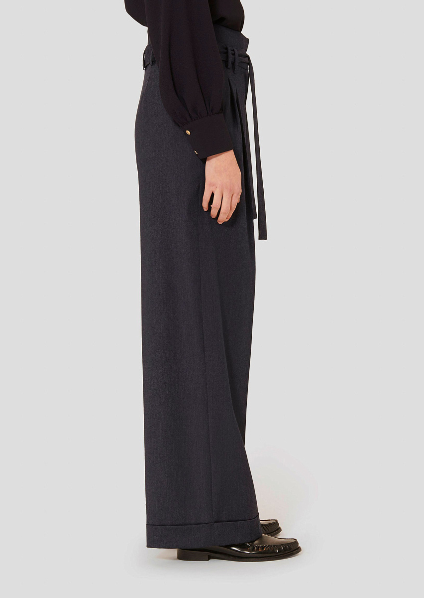 Фланелевые темно-синие брюки Pia Фланелевые темно-синие брюки Pia