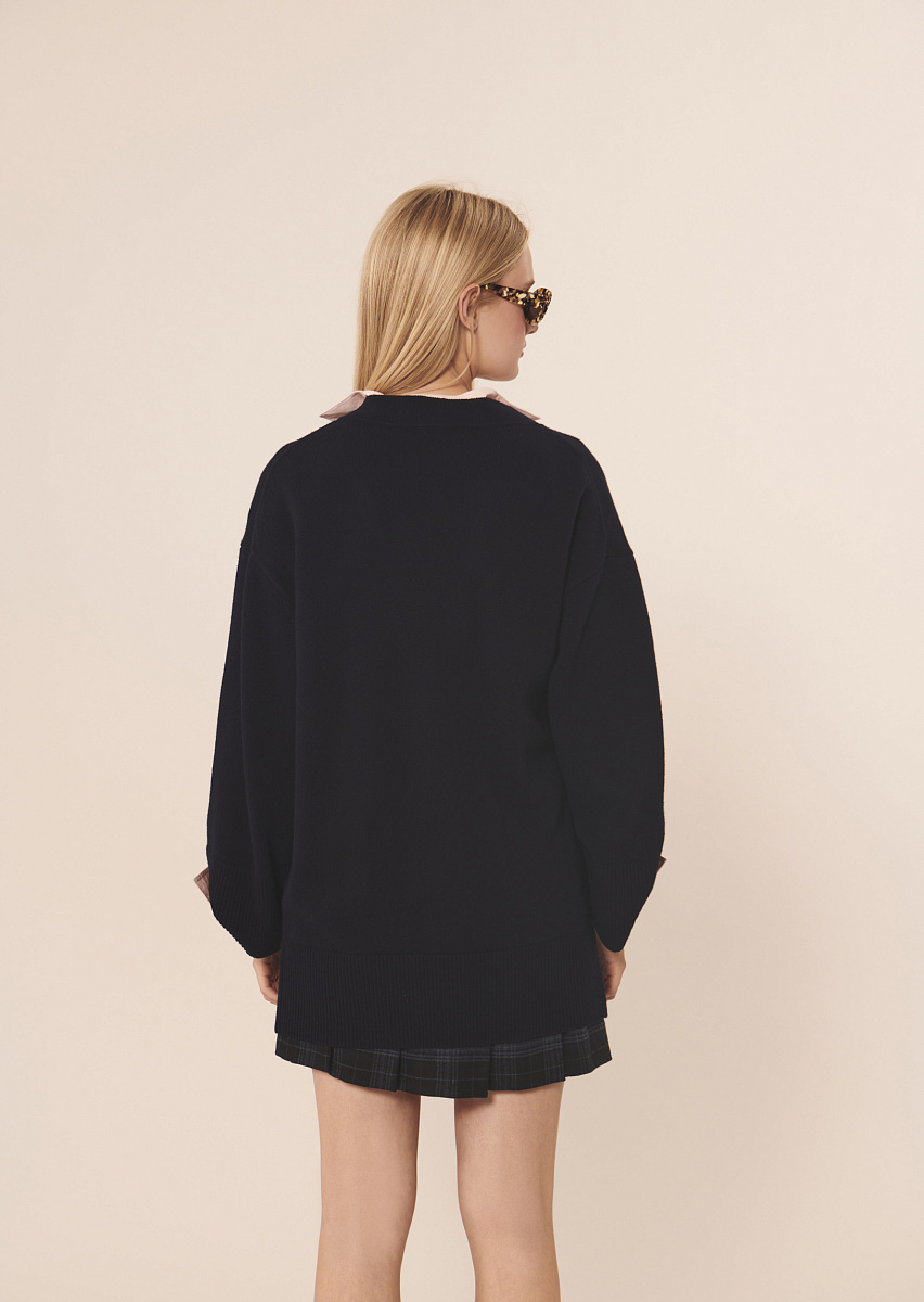 Ginger темно-синий кардиган из хлопка Ginger темно-синий кардиган из хлопка