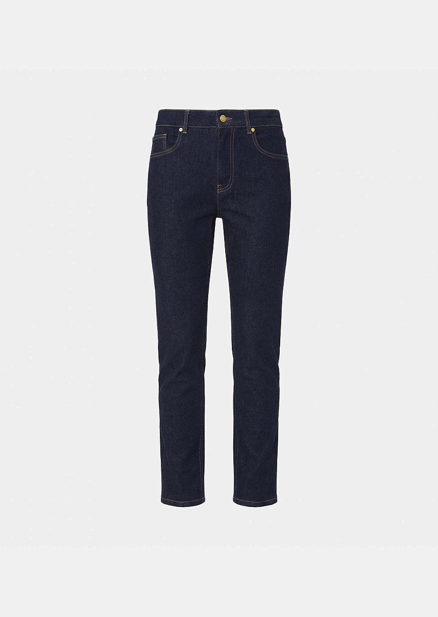 Jonas темно-синие джинсы из необработанного денима Jonas темно-синие джинсы из необработанного денима