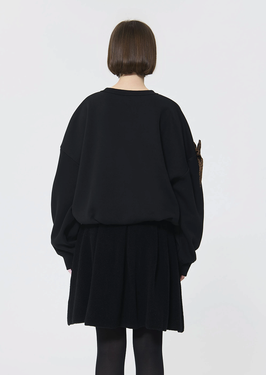 Pipa свитшот в черном цвете