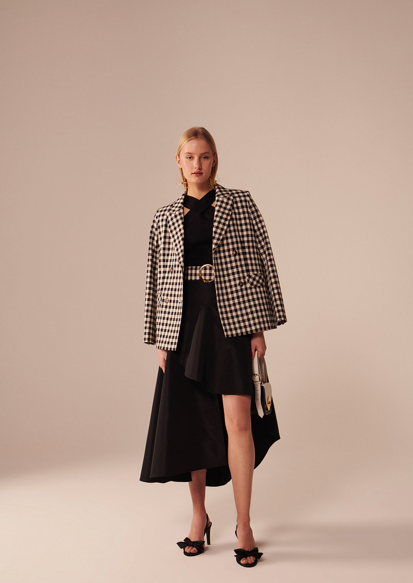 Топ Prana из плотного трикотажа в черном цвете