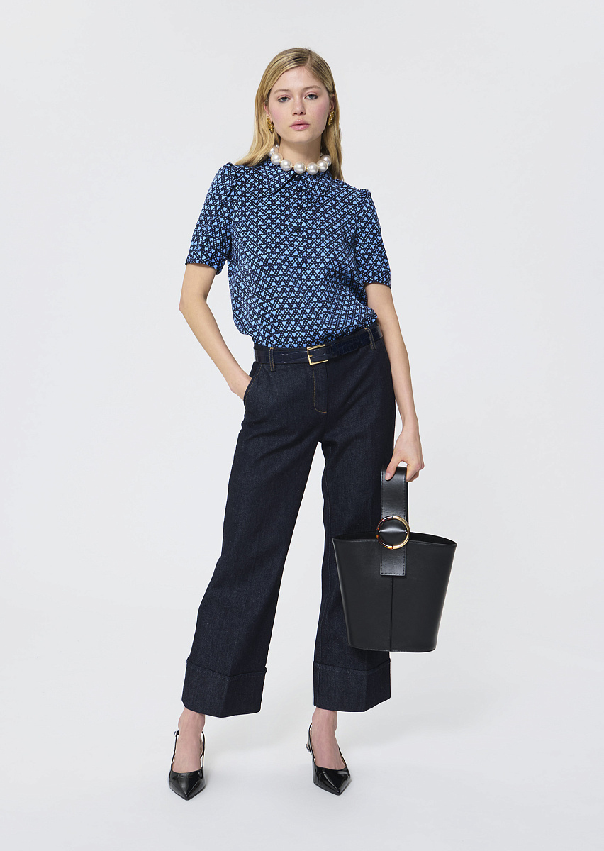 Tonino темно-синий топ