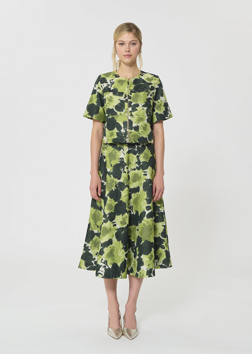 Joséphina юбка в цвете экрю с цветочным принтом