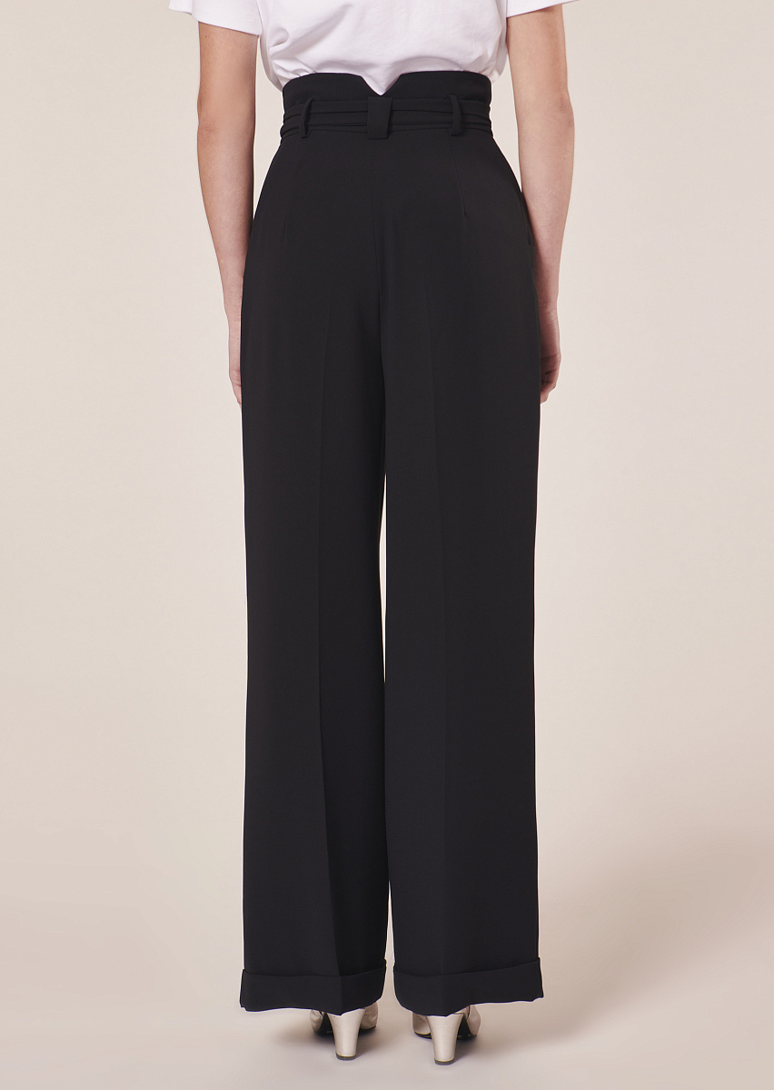 Pyla черные брюки из крепа Pyla черные брюки из крепа