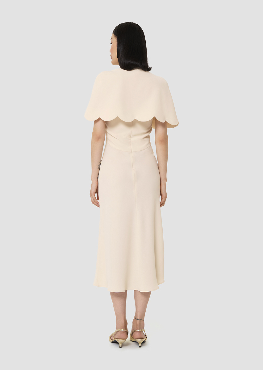 Кейп-накидка в цвете экрю Valentinie