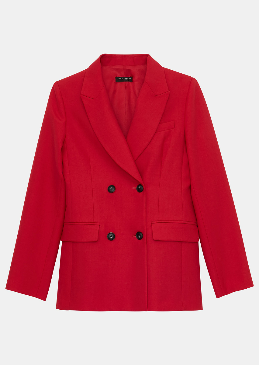 Valentia красный жакет из холодной шерсти