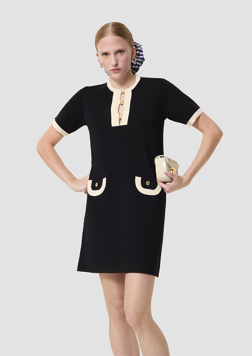 Roller двухцветное платье