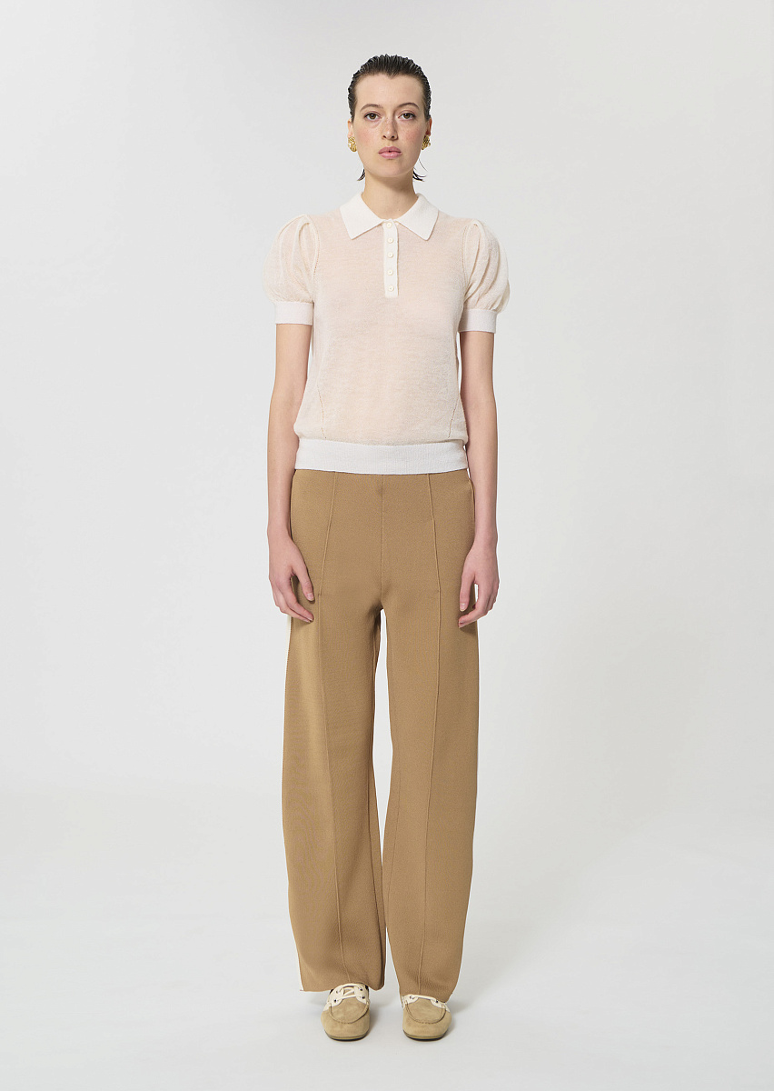 Poppie джемпер в цвете экрю из очень тонкого мохера