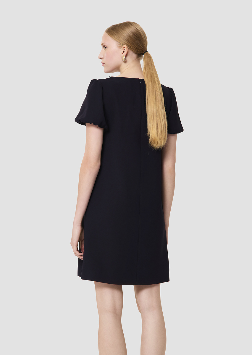 Rosalia темно-синее платье из крепа