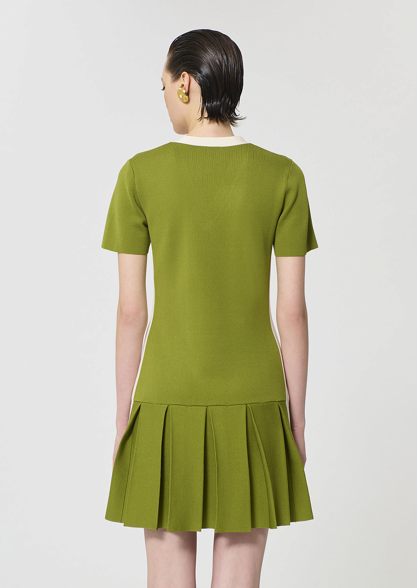 Ricca зеленое платье из технологичного трикотажа