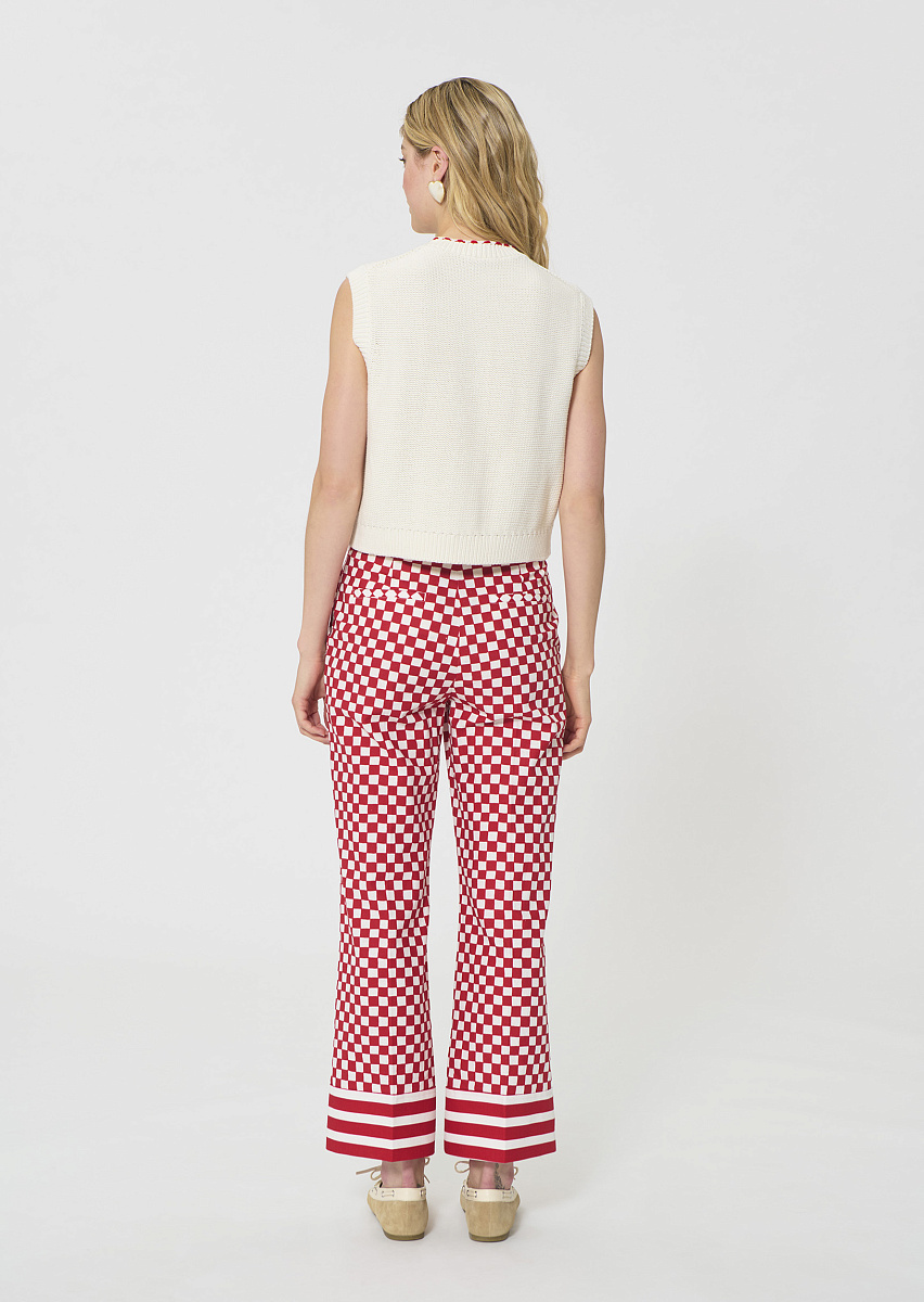 Gill трикотажный жилет из хлопка в цвете экрю