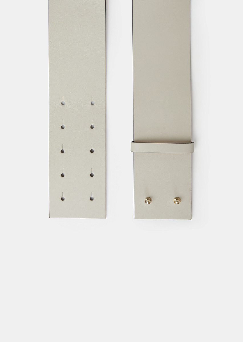 Lauren ремень из кожи в цвете экрю Lauren ремень из кожи в цвете экрю