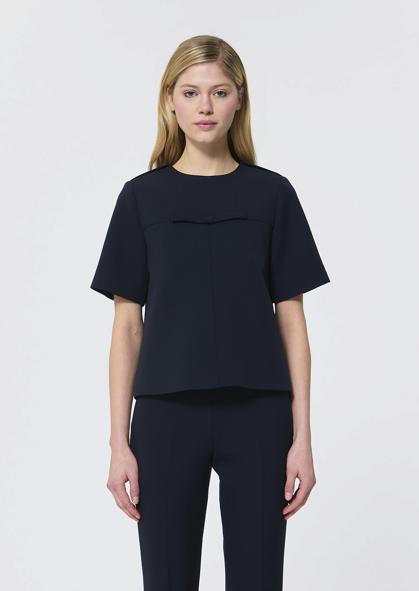 Tea темно-синий топ