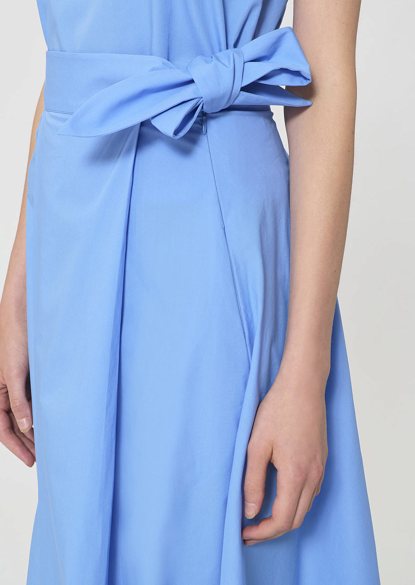 Jolly небесно-голубая юбка из поплина