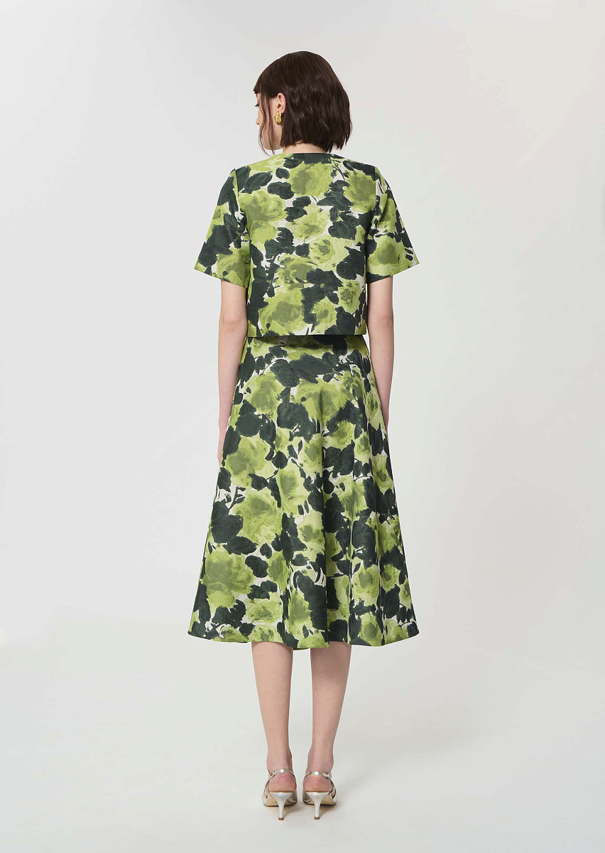 Vilma жакет кремового цвета с цветочным мотивом