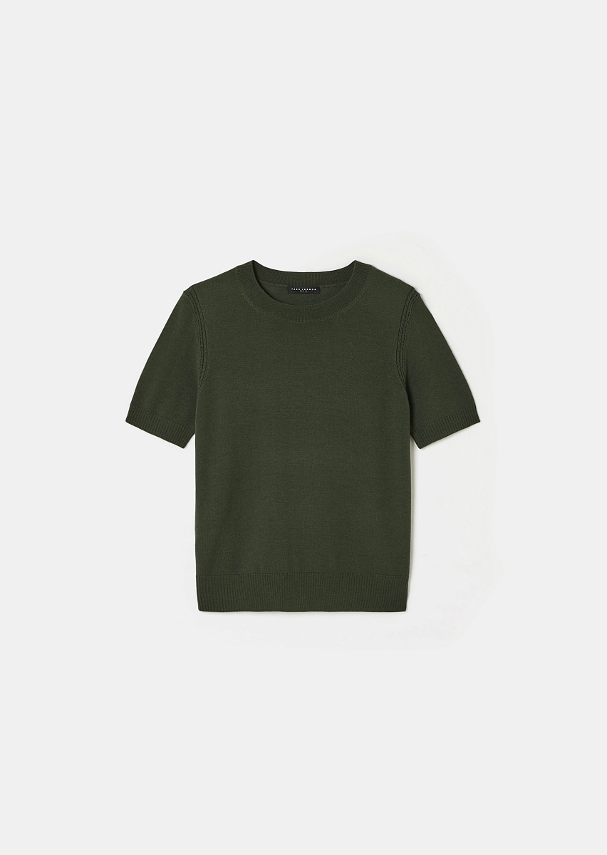 Pica зеленый джемпер из шерсти мериноса Pica зеленый джемпер из шерсти мериноса