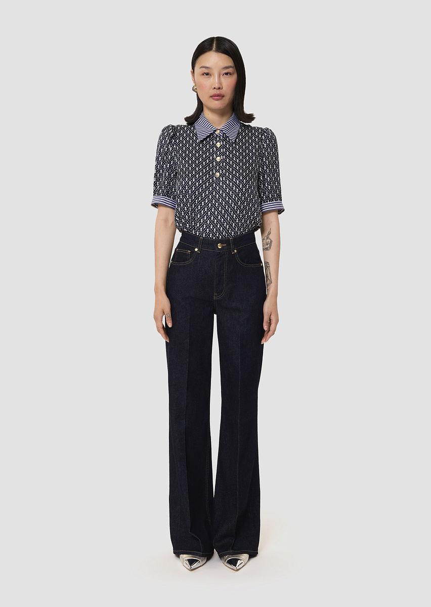 Джинсы Jocelyn из необработанного денима