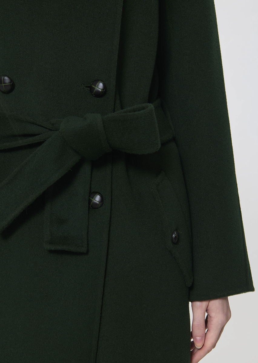 Martino зеленое двустороннее пальто