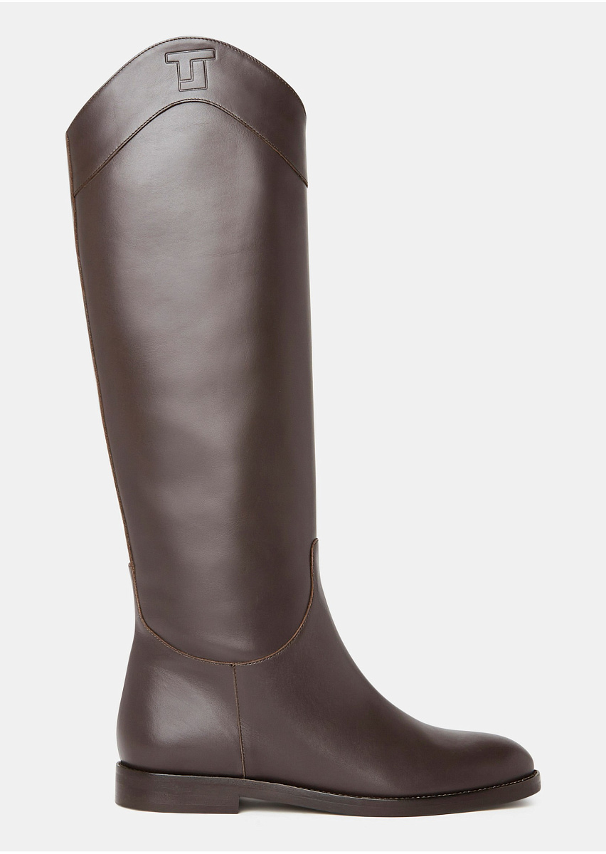 Kayleigh сапоги из кожи в коричневом цвете Kayleigh сапоги из кожи в коричневом цвете