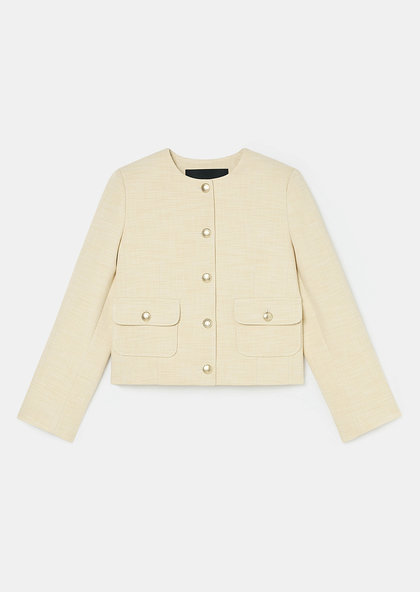 Желтый жакет Vinny из ткани с выцветшим эффектом