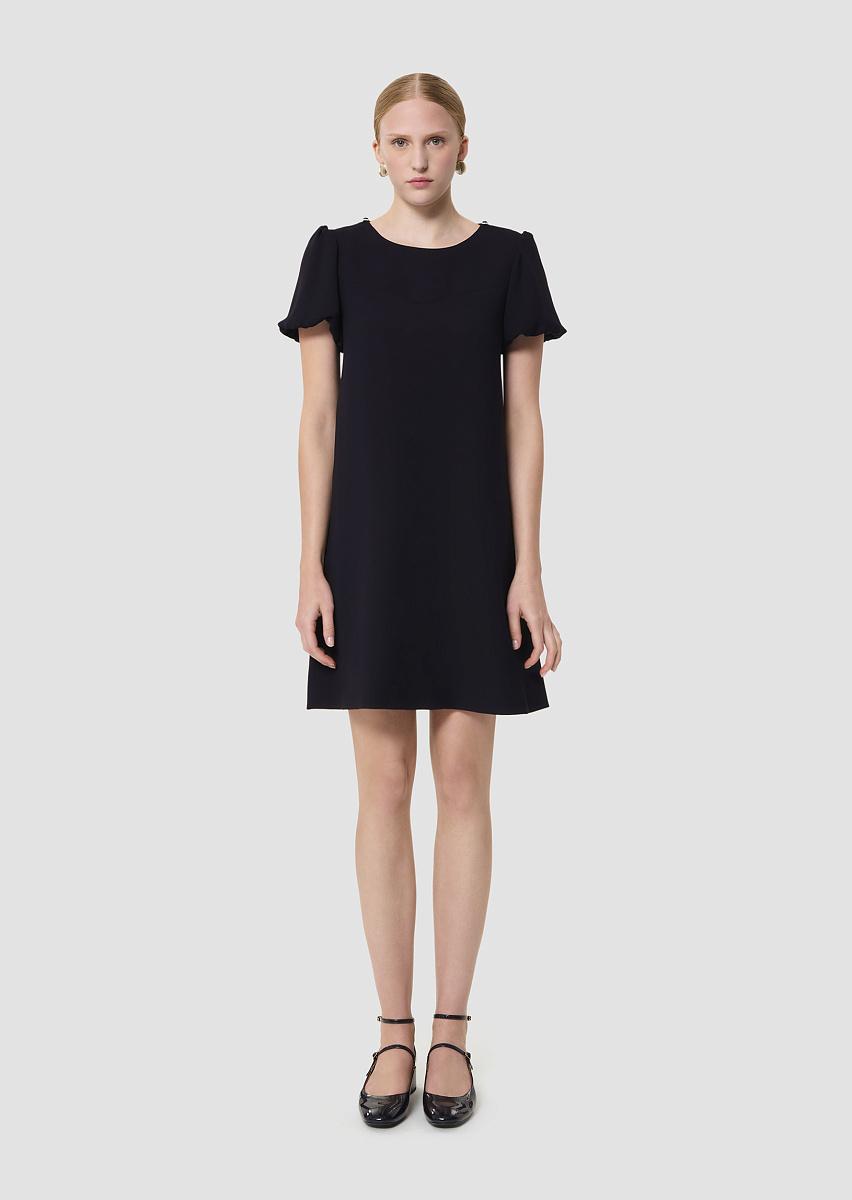 Rosalia темно-синее платье из крепа