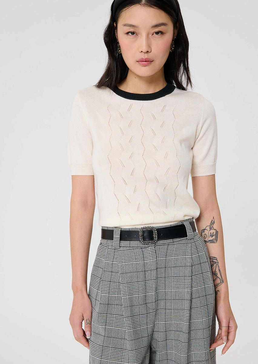 Pontaven джемпер из шерсти мериноса в цвете экрю