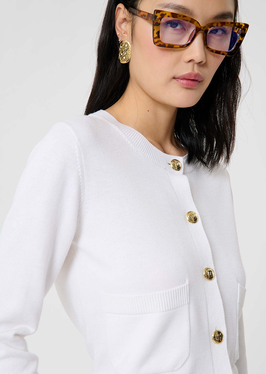 Кардиган из шерсти Gyslain в цвете экрю Кардиган из шерсти Gyslain в цвете экрю