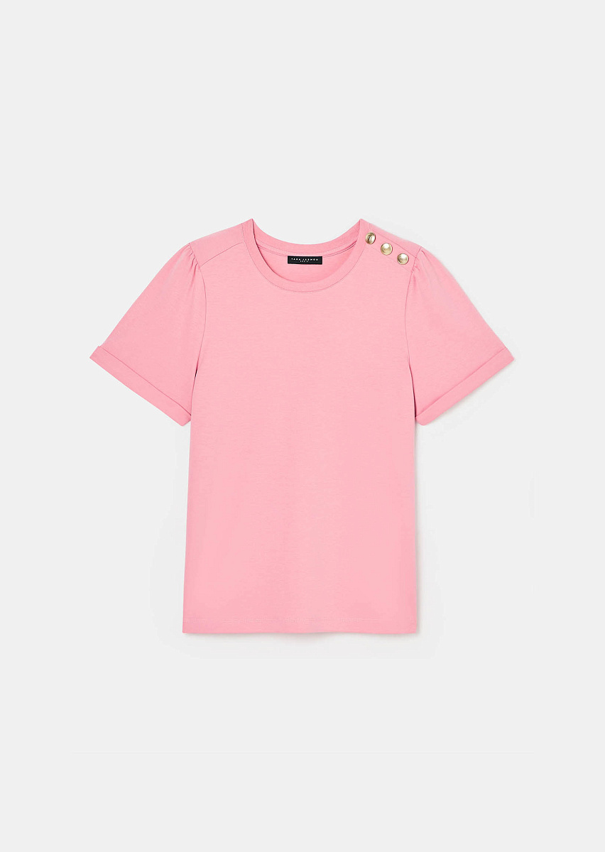 Tampa розовая футболка из плотного хлопка