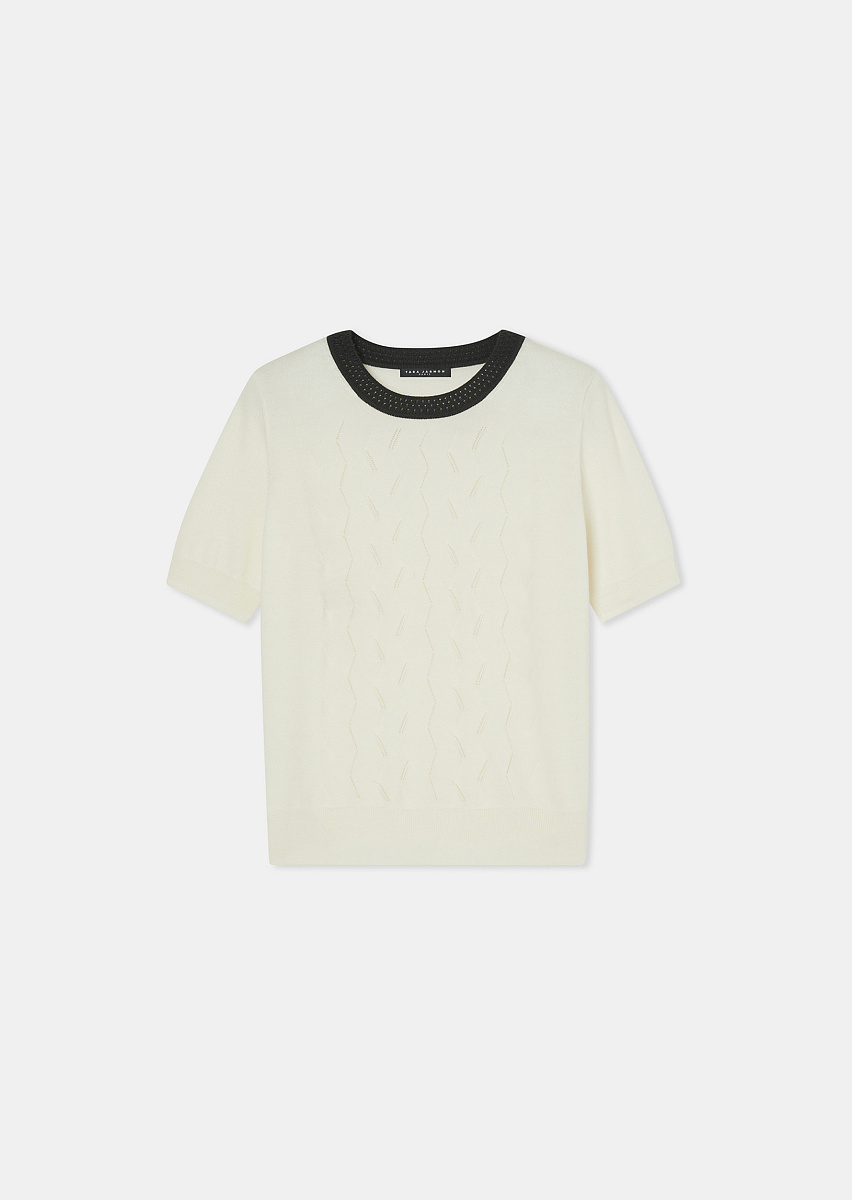 Pontaven джемпер из шерсти мериноса в цвете экрю Pontaven джемпер из шерсти мериноса в цвете экрю