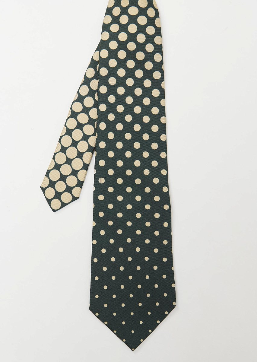 Ella галстук из шелка с узором в горошек