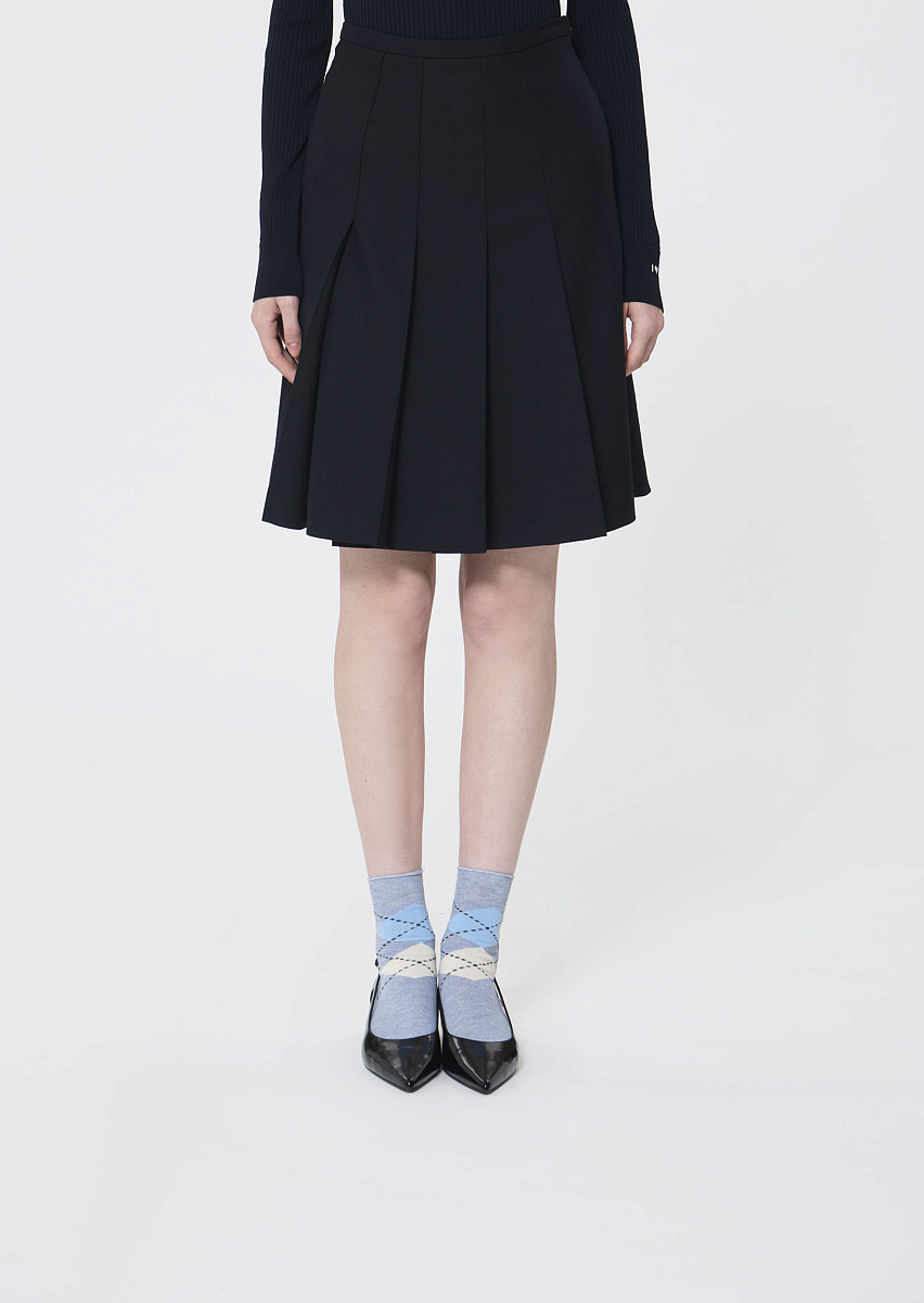 Jeanne темно-синяя юбка