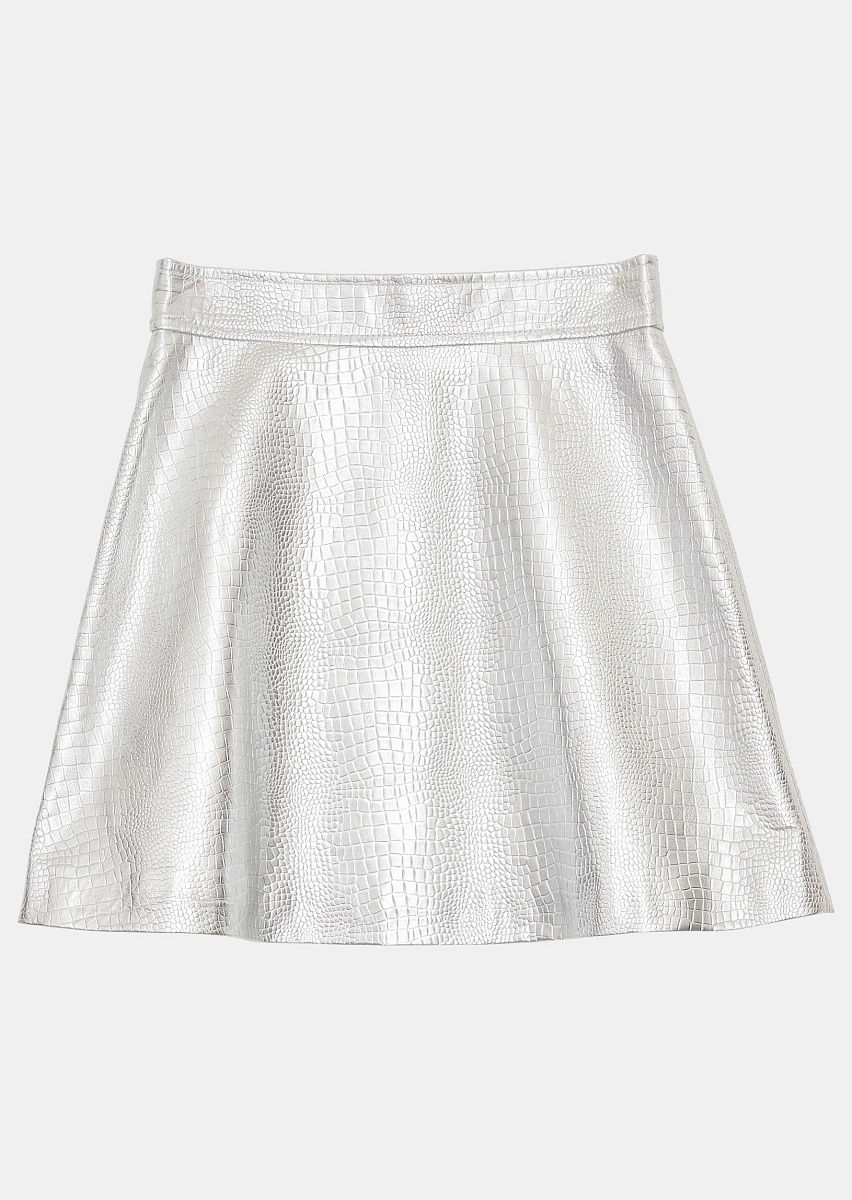 Jaina юбка из кожи с эффектом металлик Jaina юбка из кожи с эффектом металлик