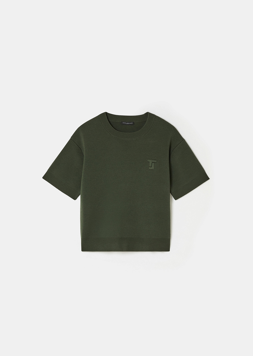 Pamelia зеленый джемпер из смесовой шерсти Pamelia зеленый джемпер из смесовой шерсти