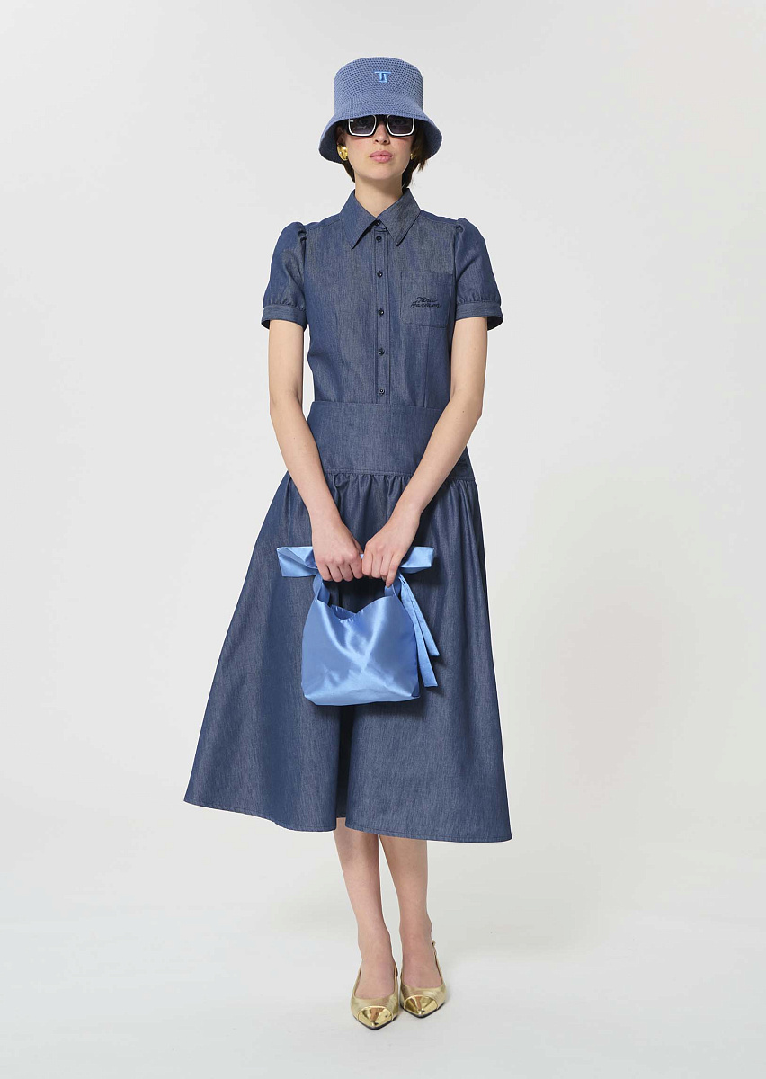 Coly синяя блуза из денима Coly синяя блуза из денима