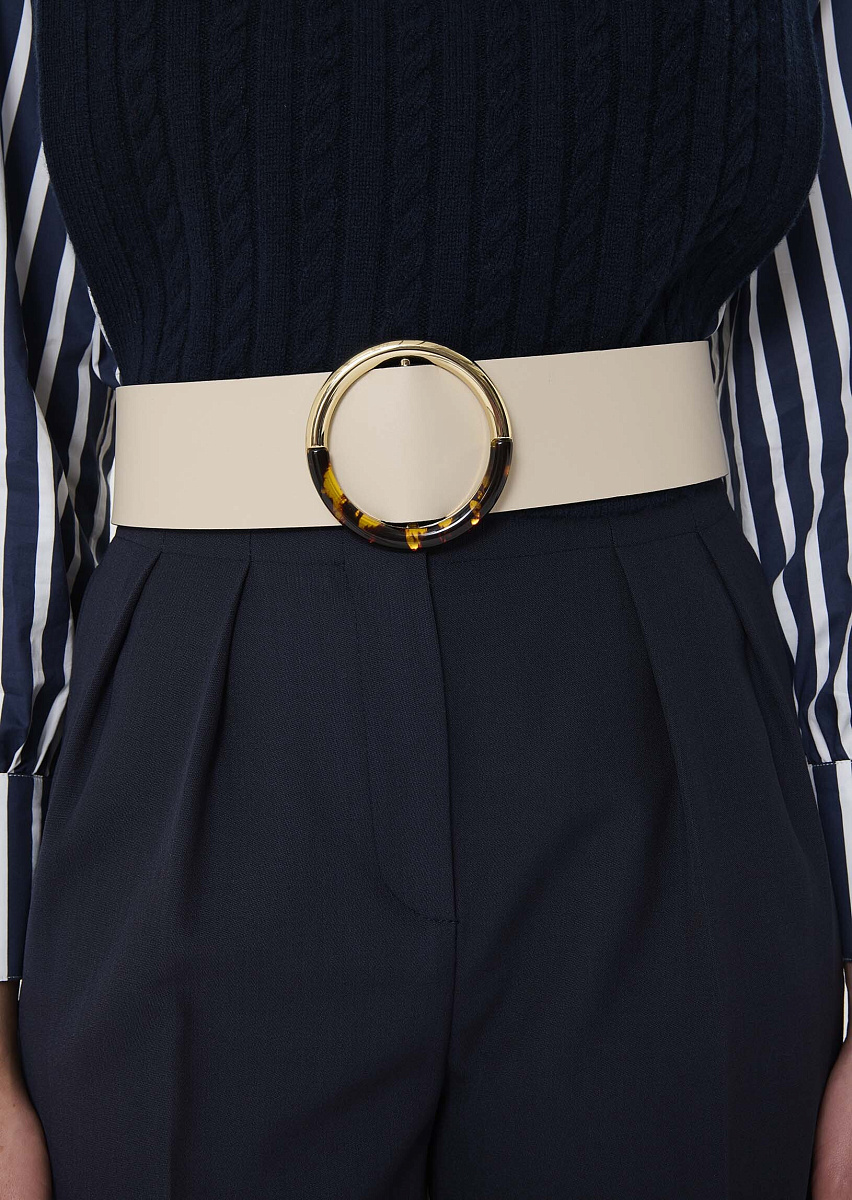 Lauren ремень из гладкой кожи цвета экрю Lauren ремень из гладкой кожи цвета экрю