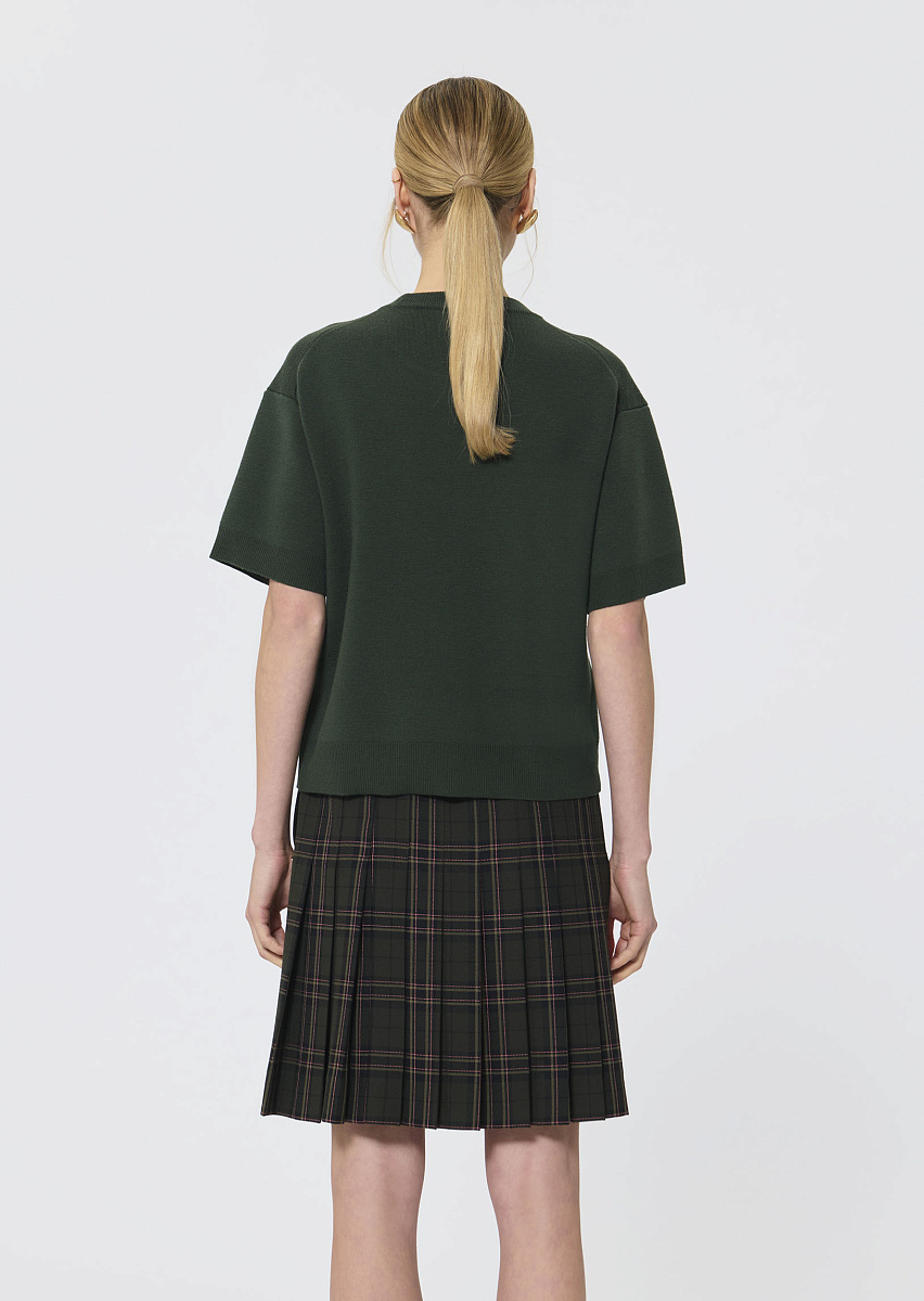 Pamelia зеленый джемпер из смесовой шерсти Pamelia зеленый джемпер из смесовой шерсти