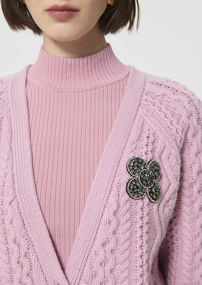 Greg пудрово-розовый кардиган